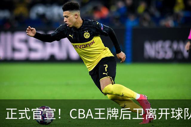 正式官宣！CBA王牌后卫离开球队，无缘加盟北控男篮